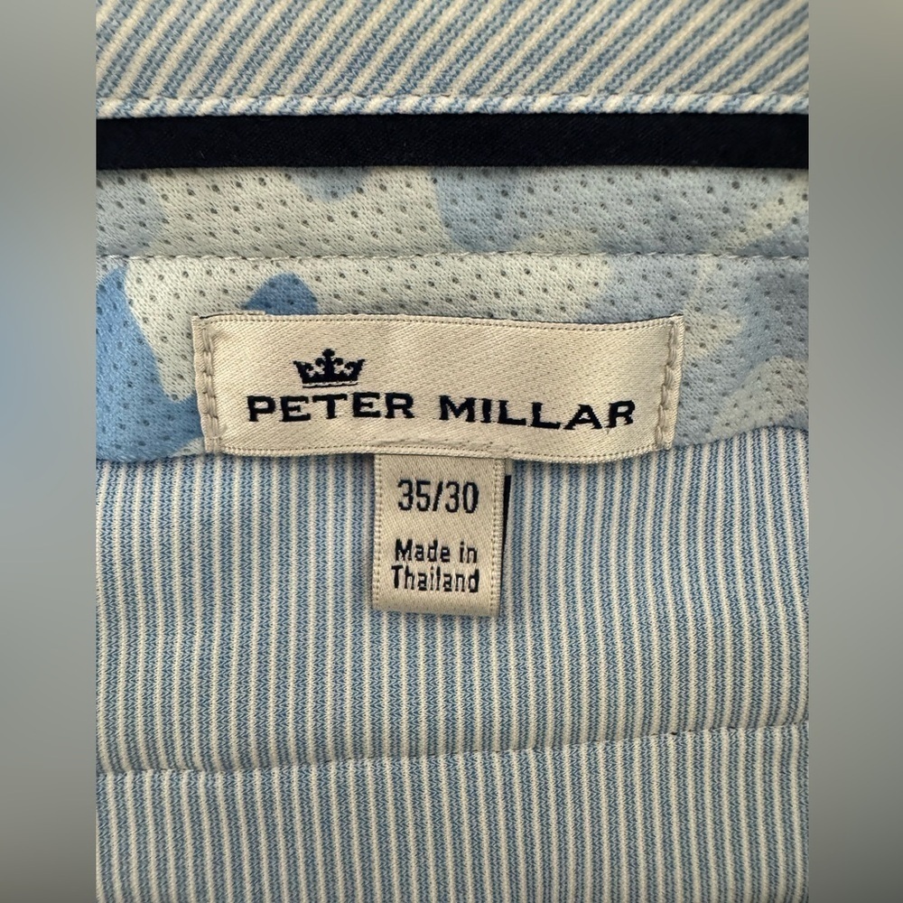PETER MILLAR Charlotte Performance Trouser Pants Gray 35x30 (29.5”) - Picture 8 of 16